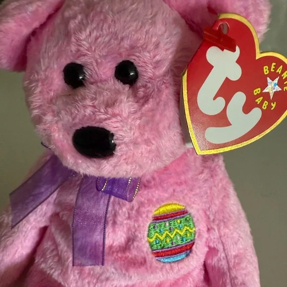 ❤️Bundle 5 for $15❤️ 2000 Eggs the Bear Beanie Baby - Picture 5 of 15